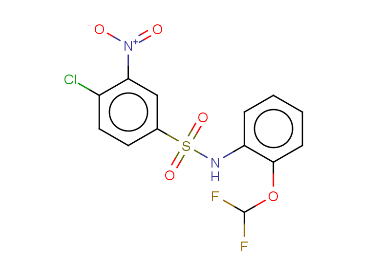 4-chloro-N-[2-(difluoromethoxy)phenyl]-3-nitrobenzene-1-sulfonamide