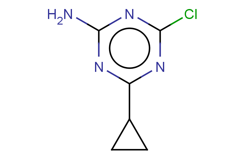 4-chloro-6-cyclopropyl-1,3,5-triazin-2-amine