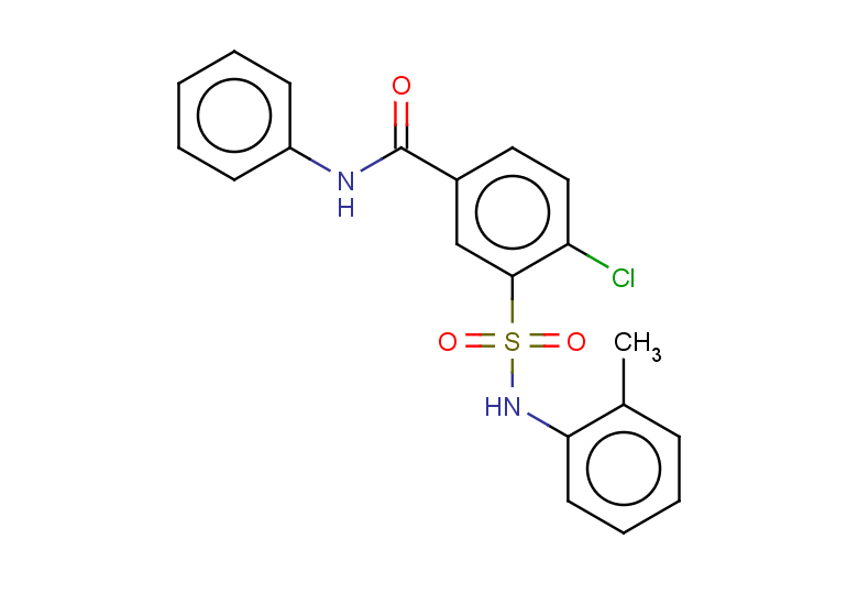 4-chloro-3-[(2-methylphenyl)sulfamoyl]-N-phenylbenzamide