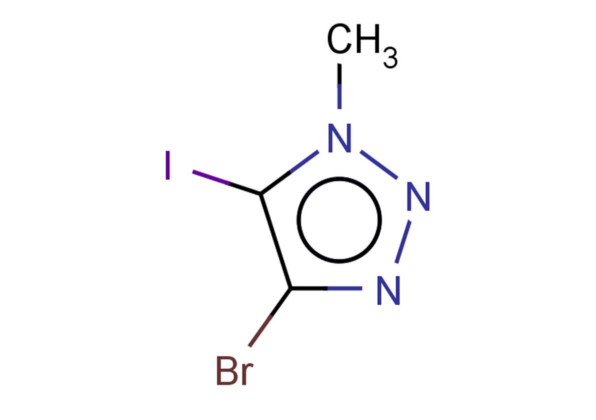 4-bromo-5-iodo-1-methyl-1H-1,2,3-triazole