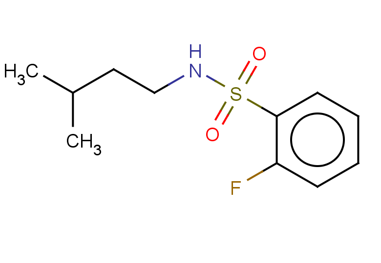 2-fluoro-N-(3-methylbutyl)benzene-1-sulfonamide