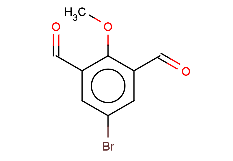 5-bromo-2-methoxybenzene-1,3-dicarbaldehyde
