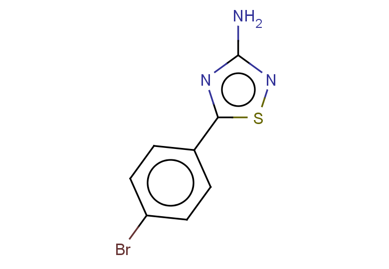 5-(4-bromophenyl)-1,2,4-thiadiazol-3-amine