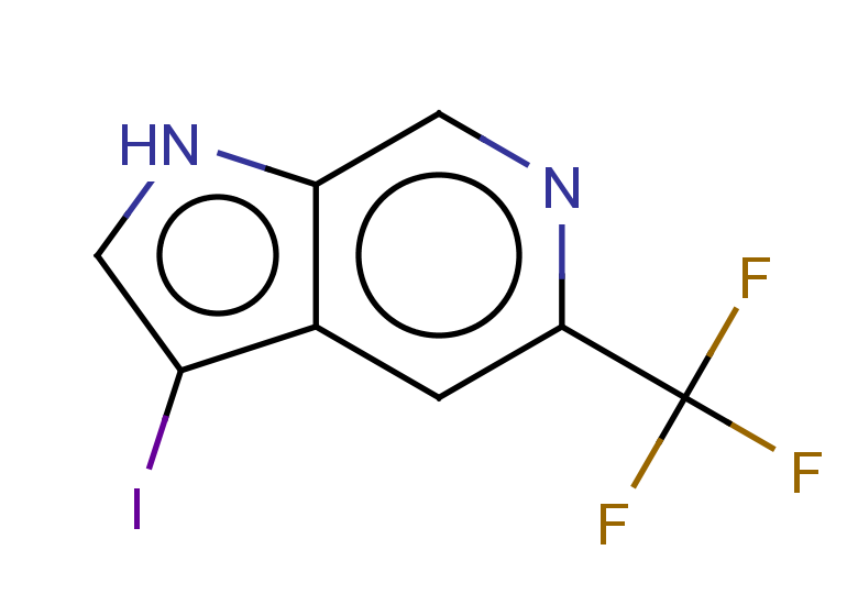 3-iodo-5-(trifluoromethyl)-1H-pyrrolo[2,3-c]pyridine