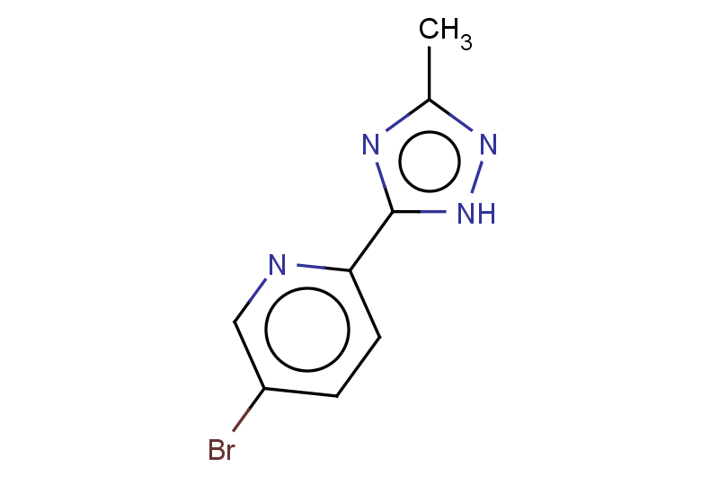 5-bromo-2-(3-methyl-1H-1,2,4-triazol-5-yl)pyridine
