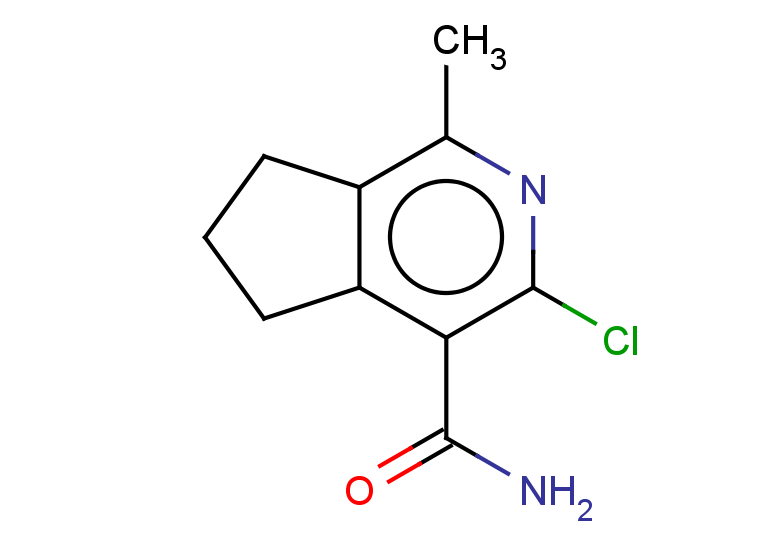3-chloro-1-methyl-5H,6H,7H-cyclopenta[c]pyridine-4-carboxamide