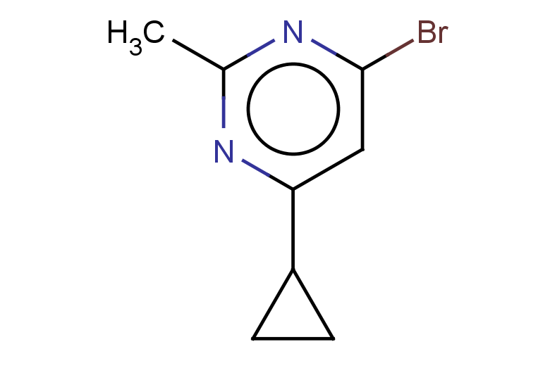 4-bromo-6-cyclopropyl-2-methylpyrimidine