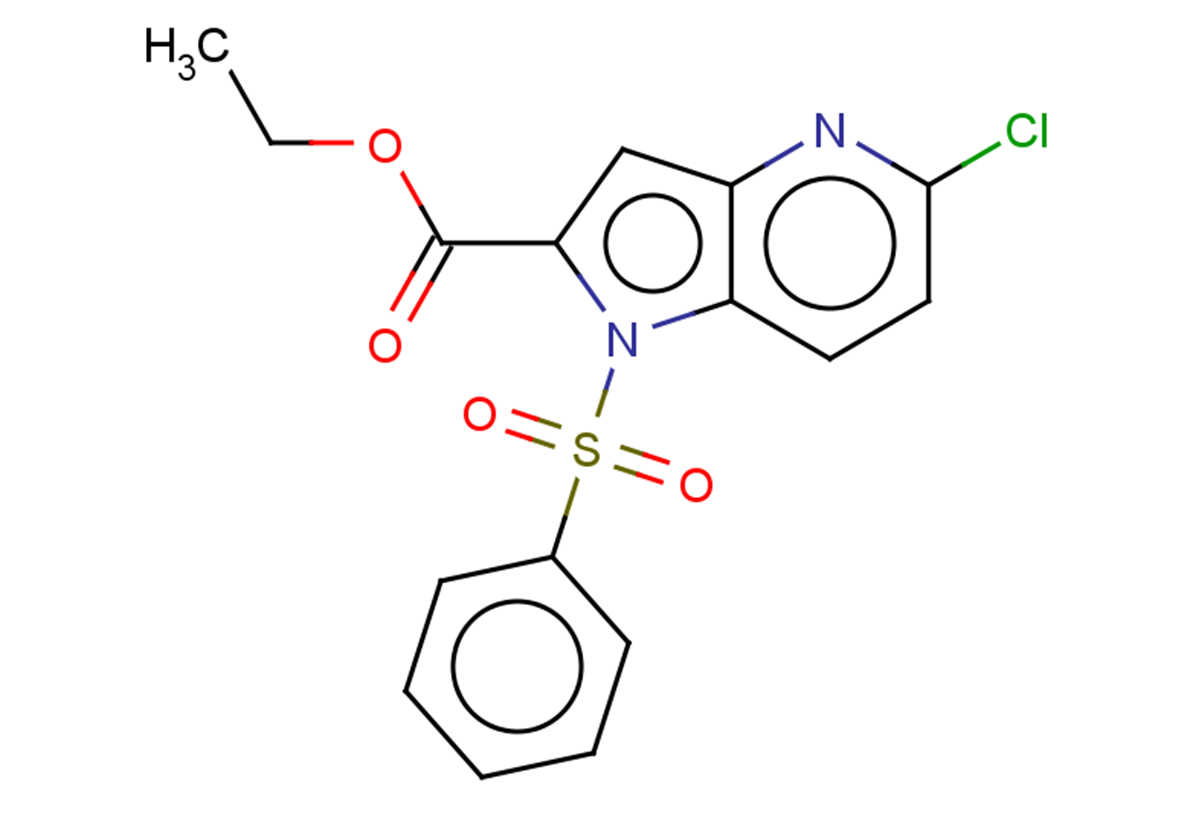 ethyl 1-(benzenesulfonyl)-5-chloro-1H-pyrrolo[3,2-b]pyridine-2-carboxylate