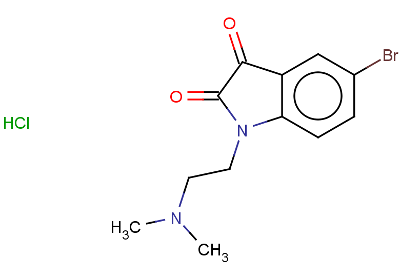 5-bromo-1-[2-(dimethylamino)ethyl]-2,3-dihydro-1H-indole-2,3-dione hydrochloride