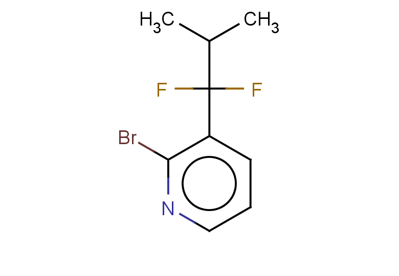2-bromo-3-(1,1-difluoro-2-methylpropyl)pyridine