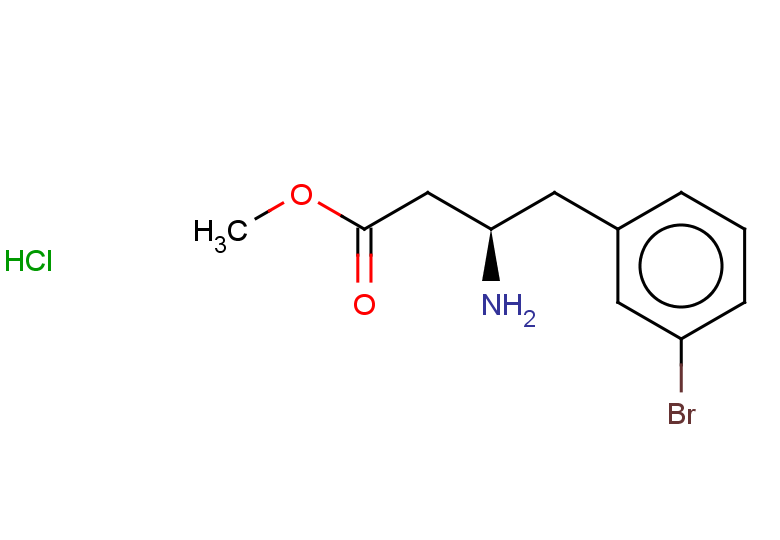 methyl (3R)-3-amino-4-(3-bromophenyl)butanoate hydrochloride