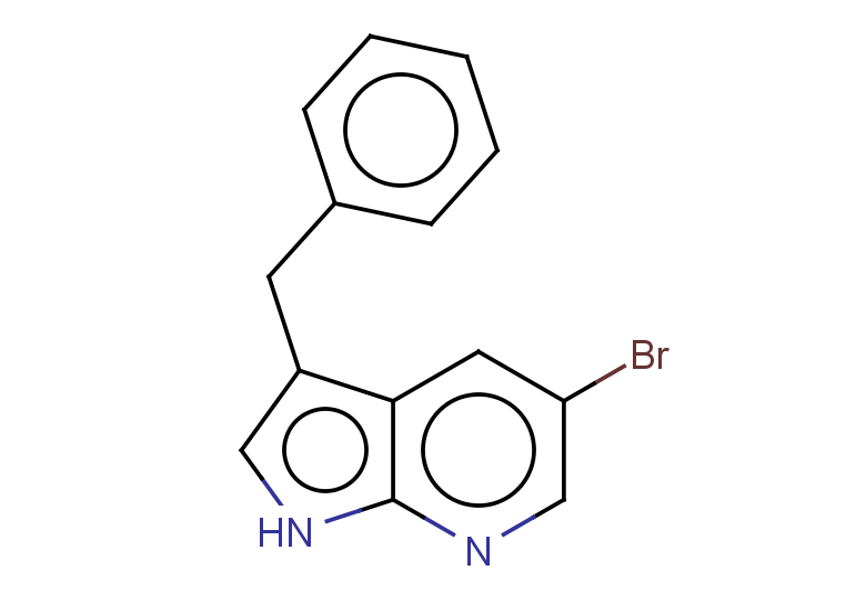 3-benzyl-5-bromo-1H-pyrrolo[2,3-b]pyridine