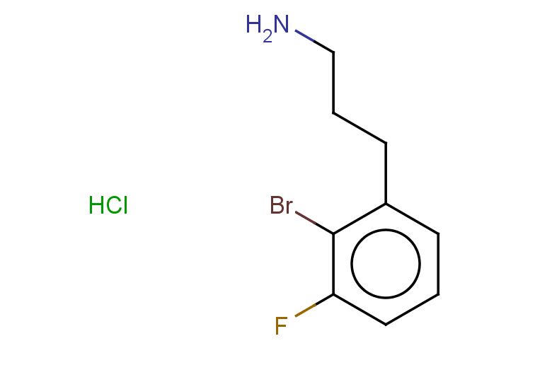 3-(2-bromo-3-fluorophenyl)propan-1-amine hydrochloride