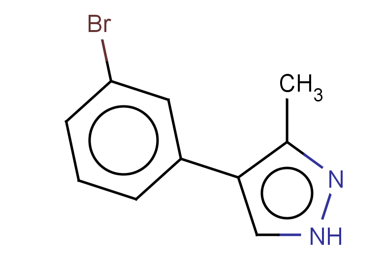 4-(3-bromophenyl)-3-methyl-1H-pyrazole