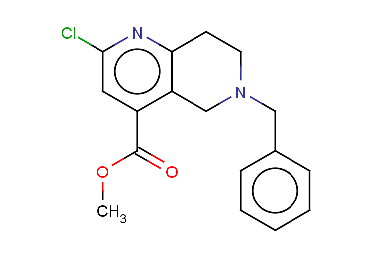 methyl 6-benzyl-2-chloro-5,6,7,8-tetrahydro-1,6-naphthyridine-4-carboxylate