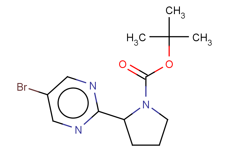 tert-butyl 2-(5-bromopyrimidin-2-yl)pyrrolidine-1-carboxylate
