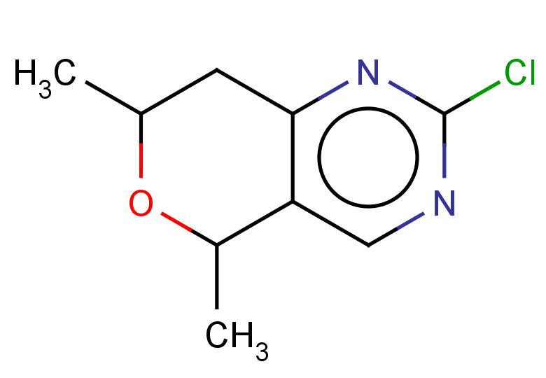 2-chloro-5,7-dimethyl-5H,7H,8H-pyrano[4,3-d]pyrimidine