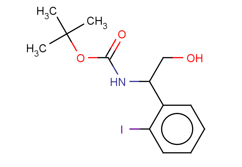 tert-butyl N-[2-hydroxy-1-(2-iodophenyl)ethyl]carbamate