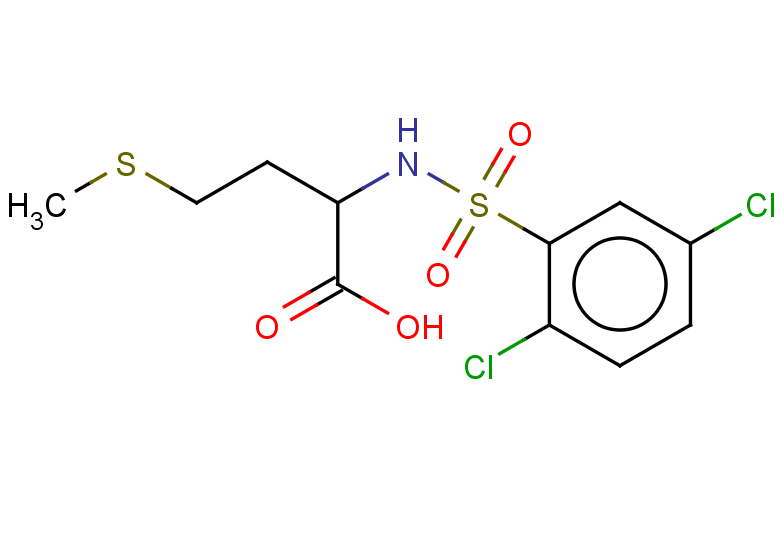 2-(2,5-dichlorobenzenesulfonamido)-4-(methylsulfanyl)butanoic acid