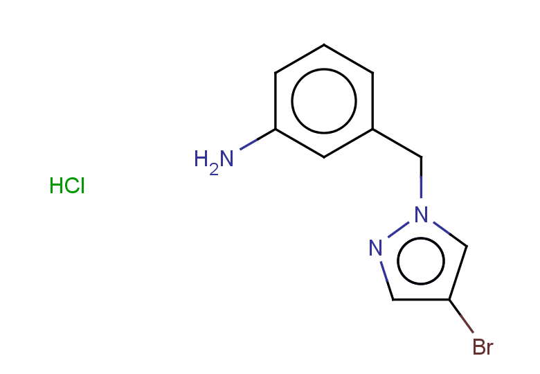 3-[(4-bromo-1H-pyrazol-1-yl)methyl]aniline hydrochloride