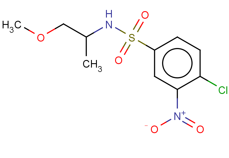 4-chloro-N-(1-methoxypropan-2-yl)-3-nitrobenzene-1-sulfonamide