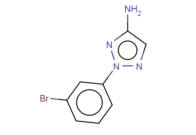 2-(3-bromophenyl)-2H-1,2,3-triazol-4-amine