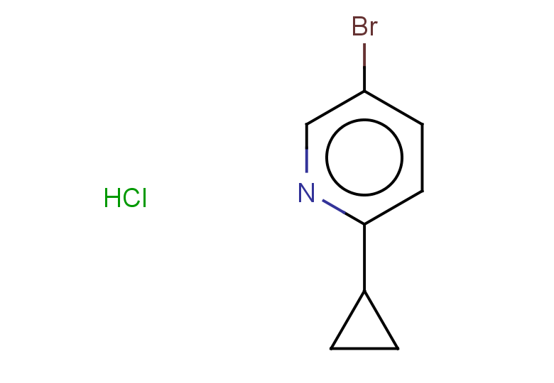 5-bromo-2-cyclopropylpyridine hydrochloride