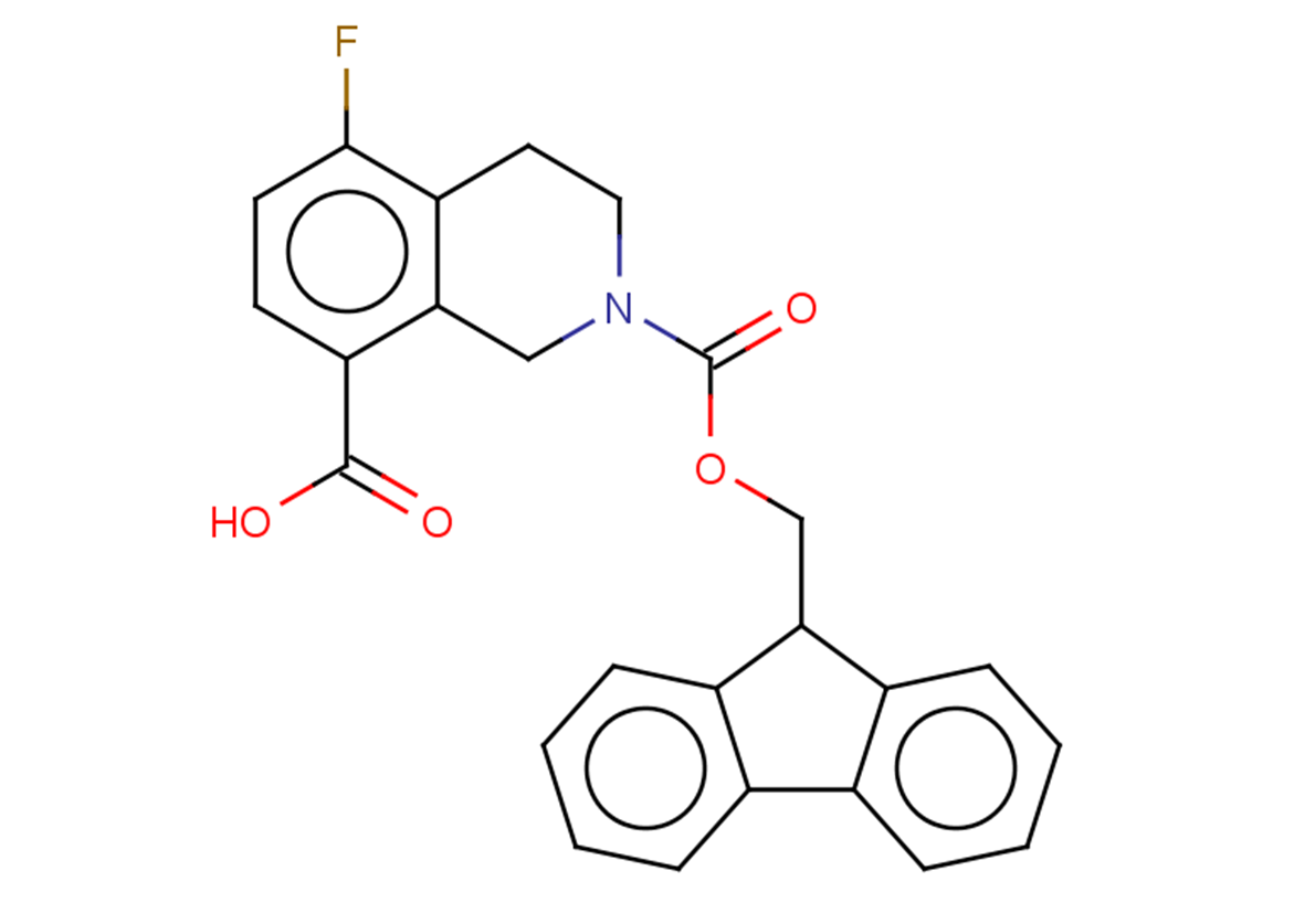 2-{[(9H-fluoren-9-yl)methoxy]carbonyl}-5-fluoro-1,2,3,4-tetrahydroisoquinoline-8-carboxylic acid