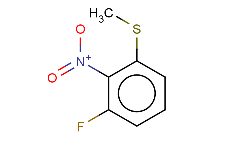 1-fluoro-3-(methylsulfanyl)-2-nitrobenzene