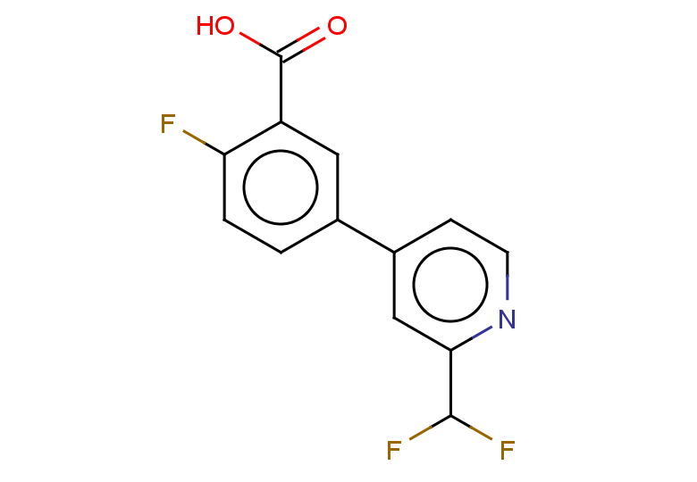 5-[2-(difluoromethyl)pyridin-4-yl]-2-fluorobenzoic acid