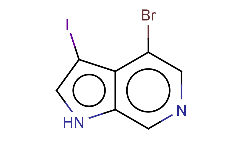 4-bromo-3-iodo-1H-pyrrolo[2,3-c]pyridine