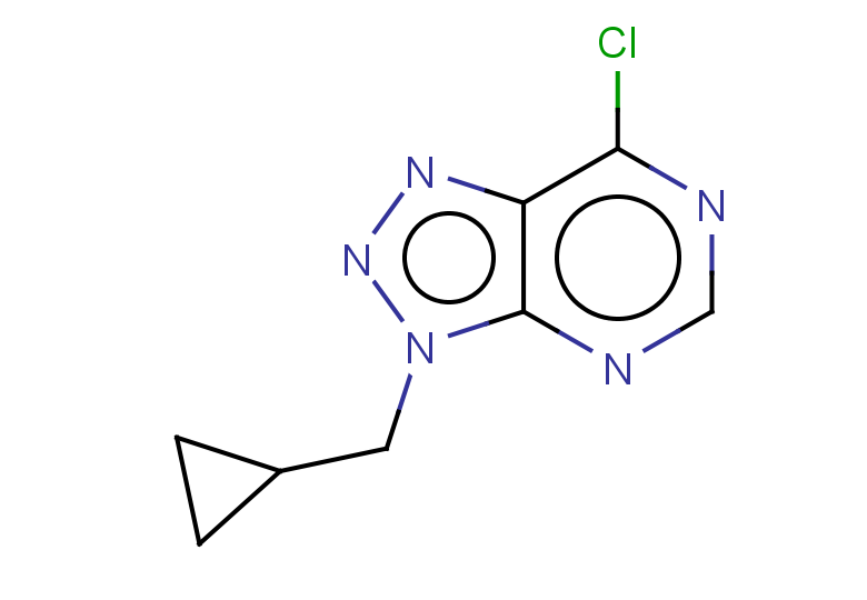 7-chloro-3-(cyclopropylmethyl)-3H-[1,2,3]triazolo[4,5-d]pyrimidine