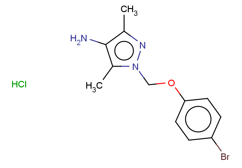 1-[(4-bromophenoxy)methyl]-3,5-dimethyl-1H-pyrazol-4-amine hydrochloride