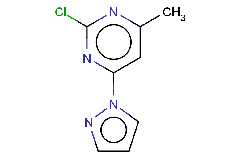 2-chloro-4-methyl-6-(1H-pyrazol-1-yl)pyrimidine