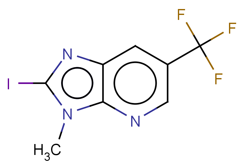 2-iodo-3-methyl-6-(trifluoromethyl)-3H-imidazo[4,5-b]pyridine