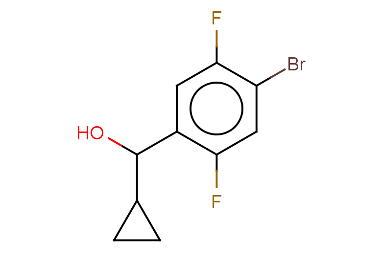 (4-bromo-2,5-difluorophenyl)(cyclopropyl)methanol