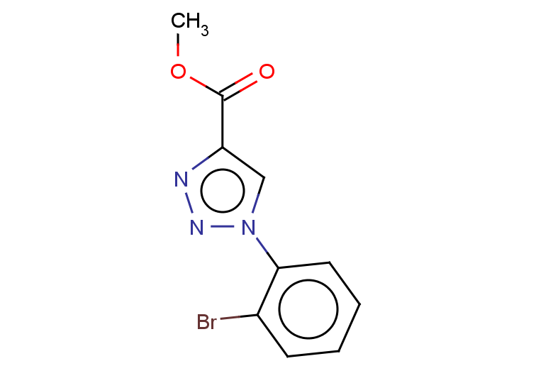 methyl 1-(2-bromophenyl)-1H-1,2,3-triazole-4-carboxylate