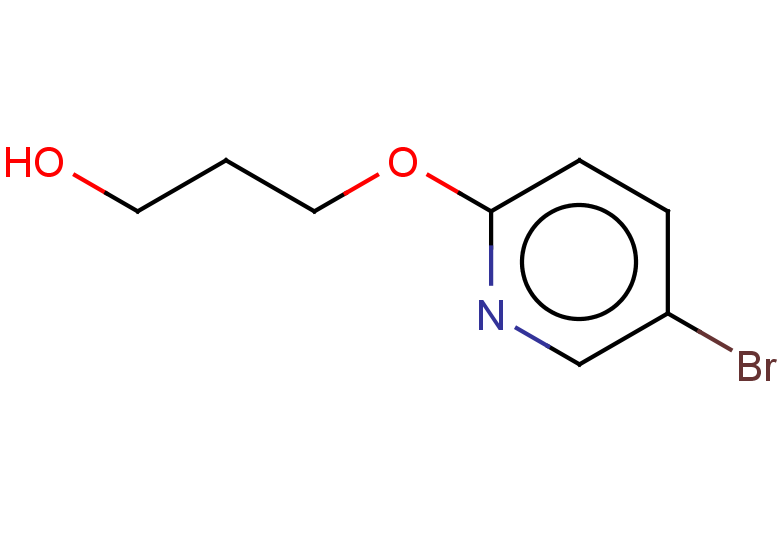 3-((5-bromopyridin-2-yl)oxy)propan-1-ol