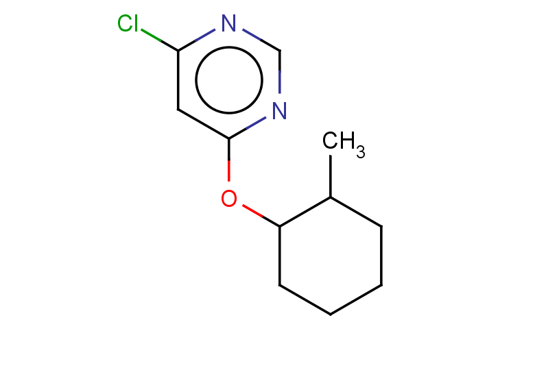 4-chloro-6-((2-methylcyclohexyl)oxy)pyrimidine, Mixture of diastereomers