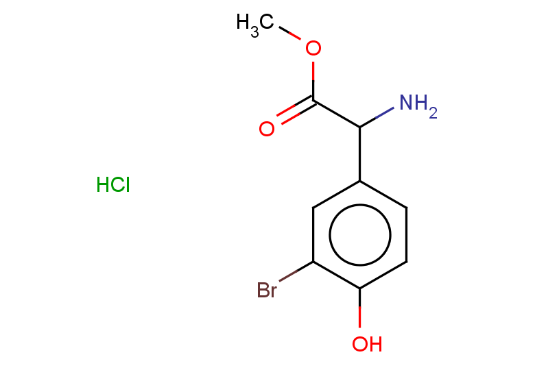 methyl 2-amino-2-(3-bromo-4-hydroxyphenyl)acetate hydrochloride