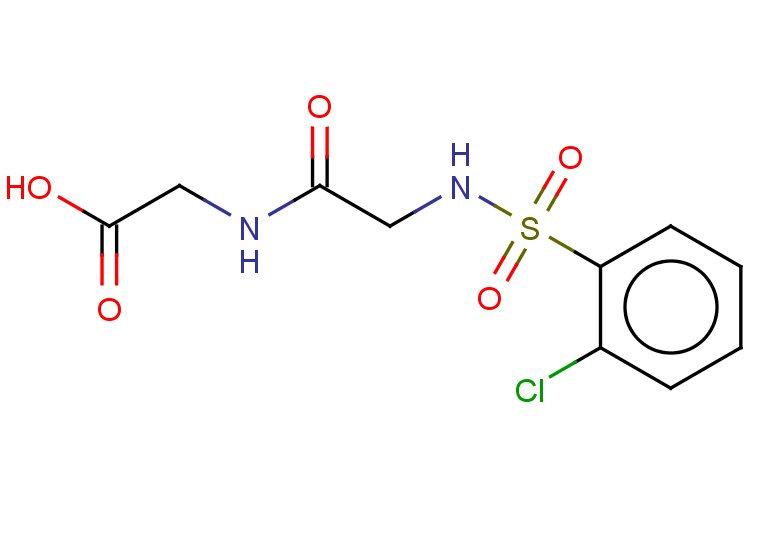 2-[2-(2-chlorobenzenesulfonamido)acetamido]acetic acid