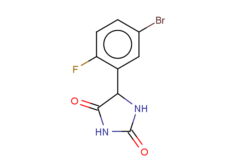 5-(5-bromo-2-fluorophenyl)imidazolidine-2,4-dione