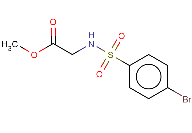 methyl 2-(4-bromobenzenesulfonamido)acetate