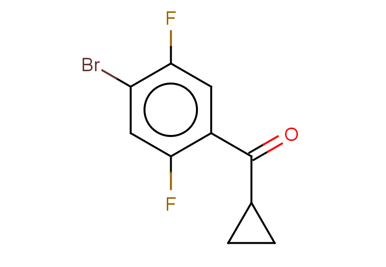 (4-bromo-2,5-difluorophenyl)(cyclopropyl)methanone