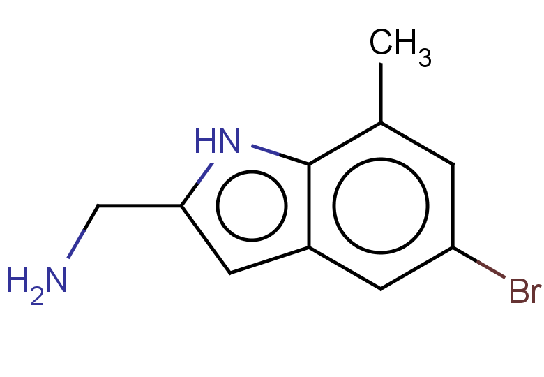 (5-bromo-7-methyl-1H-indol-2-yl)methanamine