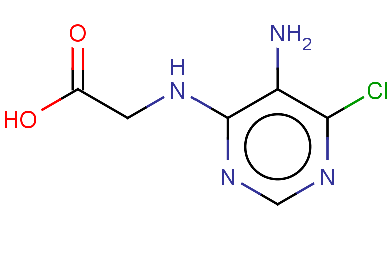 2-[(5-amino-6-chloropyrimidin-4-yl)amino]acetic acid