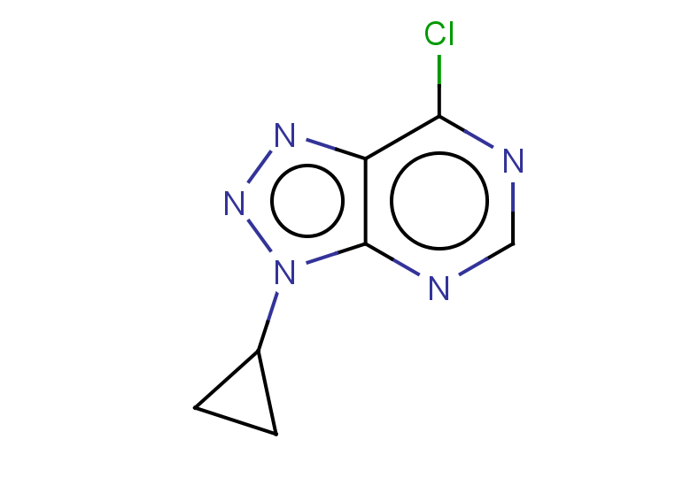 7-chloro-3-cyclopropyl-3H-[1,2,3]triazolo[4,5-d]pyrimidine