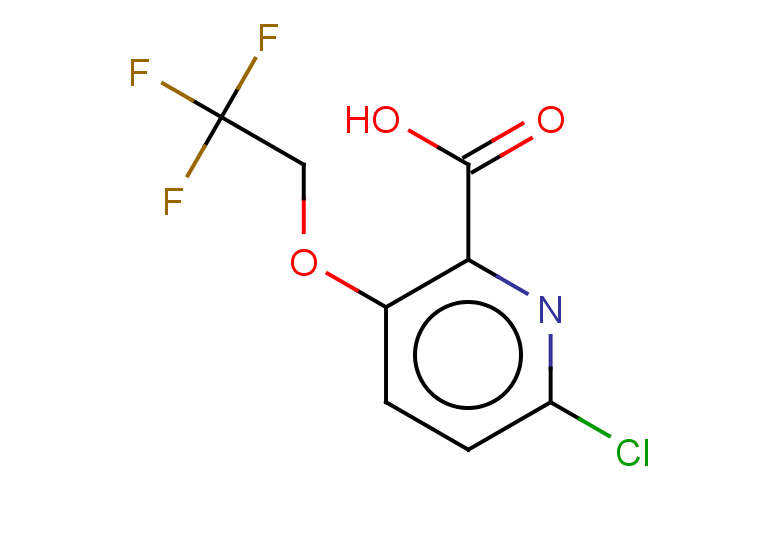 6-chloro-3-(2,2,2-trifluoroethoxy)pyridine-2-carboxylic acid