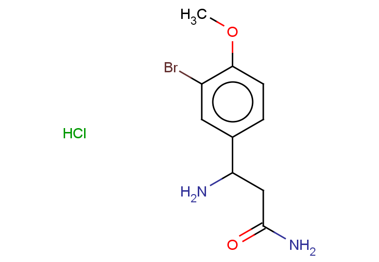3-amino-3-(3-bromo-4-methoxyphenyl)propanamide hydrochloride