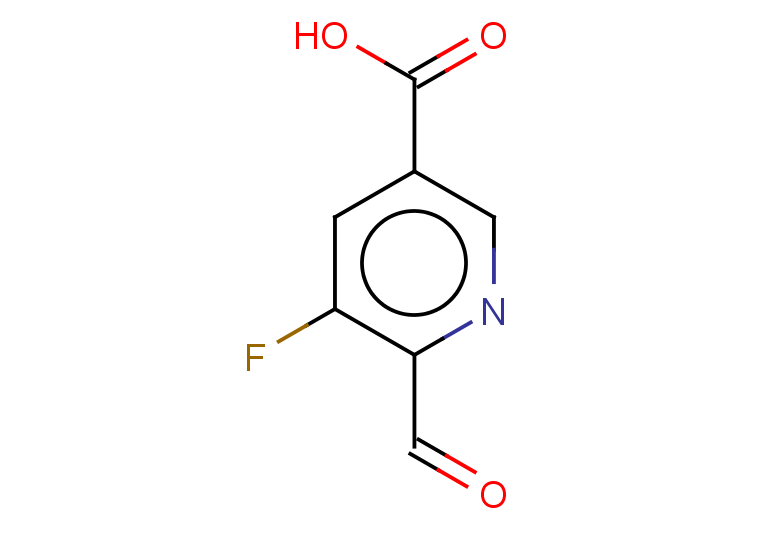 5-fluoro-6-formylpyridine-3-carboxylic acid